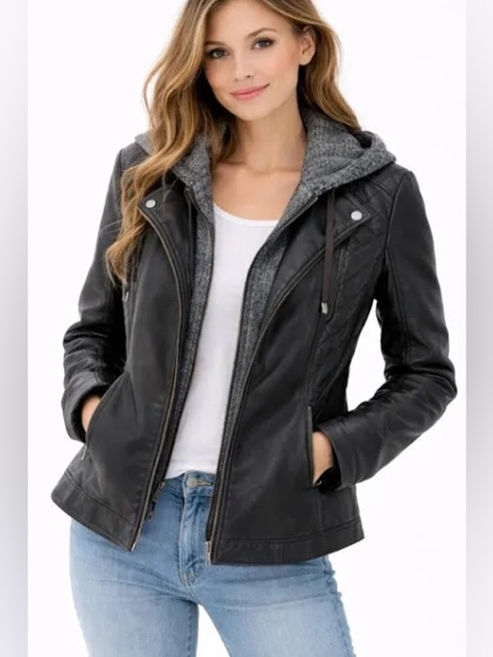 Mo-Ka Miriam Faux Leather Jacket